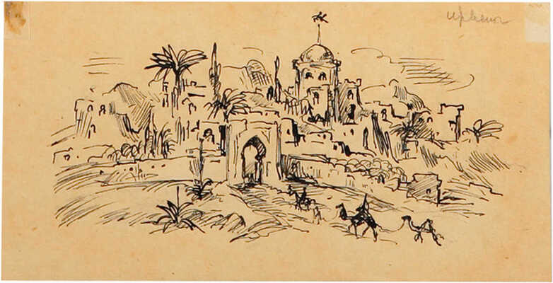 Бехтеев Владимир Георгиевич. Лот из 13 листов (семь листов двухсторонние) с иллюстрациями к кн.: Ирвинг В. Рассказы и легенды (М.; Л.: Детская литература ЦК ВЛКСМ, 1939)